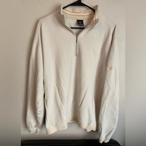 Vintage Y2K Nike Golf Cream Nude Quarter Zip Women’s Size Large